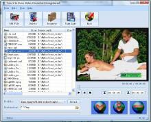 Screenshot of Tutu X to Zune Video Converter